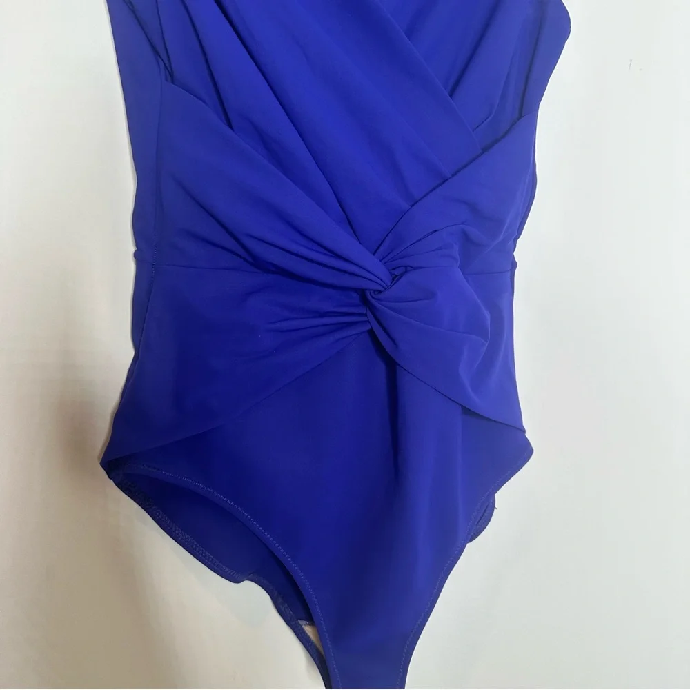 Chiara Boni La Petite Robe Filly Knot-Front One-Piece Swimsuit - Picture 3 of 8